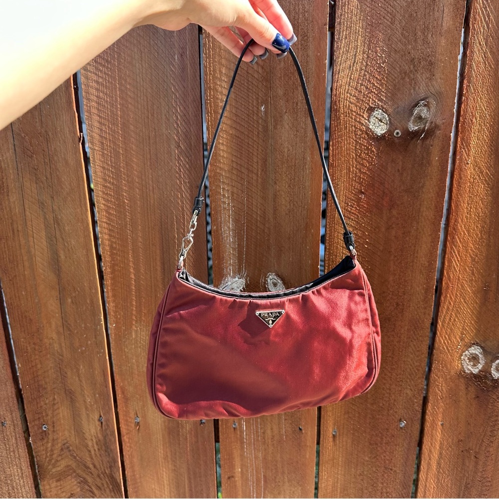 Vintage Prada Cleo tessuto bag